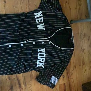 New york Baseball button down shirt